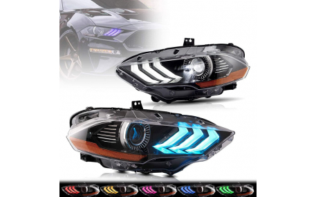 Фары передние Ford Mustang 2018-2022