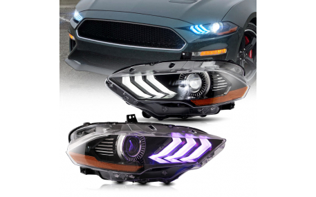 Фары передние Ford Mustang 2018-2022