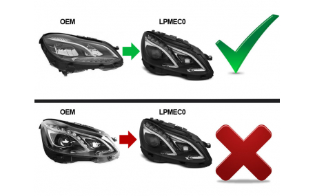 Фары передние Mercedes E-class W212 2013-2016