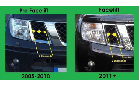 Фары передние Nissan Navara 2005-2010