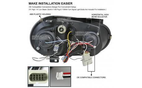 Фары передние Volkswagen Golf 4