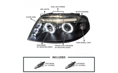 Фары передние Volkswagen Passat B5 2000-2005