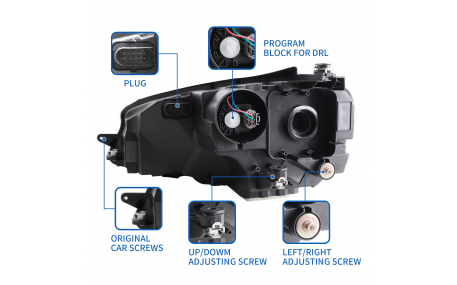 Фары передние Volkswagen Golf 7 2012-2017