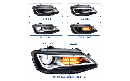 Фары передние Volkswagen Jetta