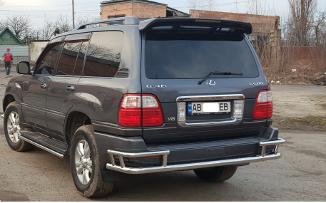 Защита задняя Lexus LX470