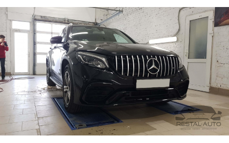 Решетка радиатора Mercedes GLC-class X253 2016-2019