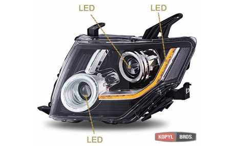 Фары передние Mitsubishi Pajero Wagon 4