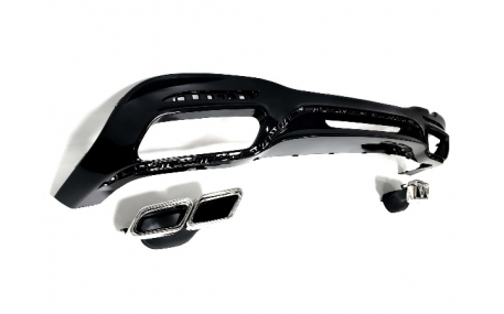 Накладка задняя Mercedes S-сlass W222 2017-2020