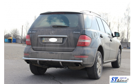 Защита задняя Mercedes ML-class W164