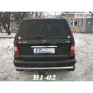 Защита задняя Mitsubishi Outlander