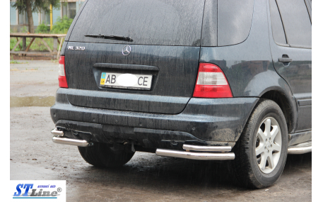 Защита задняя Mercedes ML-class W163
