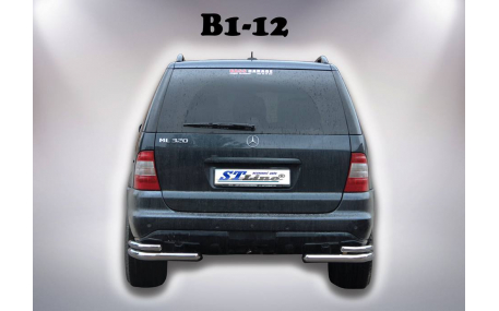 Защита задняя Mercedes ML-class W163