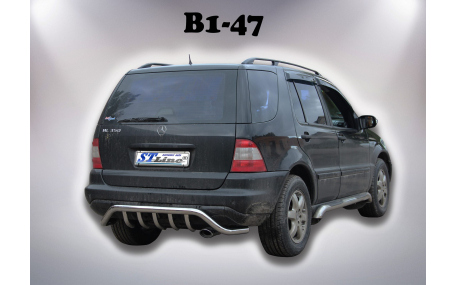 Защита задняя Mercedes ML-class W163
