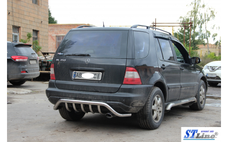 Защита задняя Mercedes ML-class W163