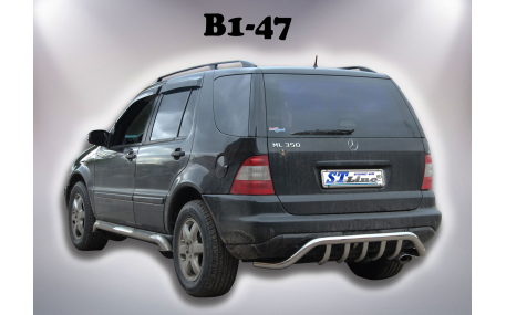 Защита задняя Mercedes ML-class W163