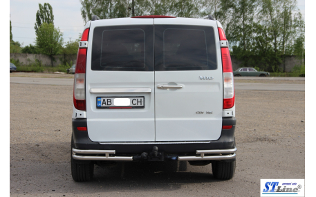 Защита задняя Mercedes Vito W639