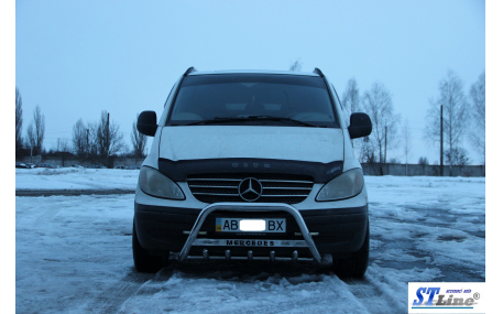 Защита передняя Mercedes Vito W639