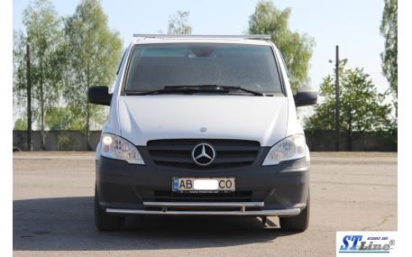 Защита передняя Mercedes Vito W639