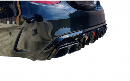 Накладка задняя Mercedes C-class W205 Sedan 2014-2019