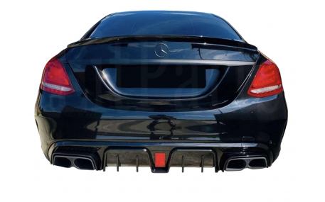 Накладка задняя Mercedes C-class W205 Sedan 2014-2019