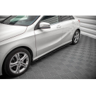 Накладки на пороги Mercedes A-class W176