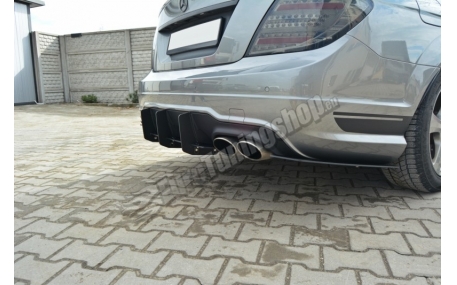 Накладка задняя Mercedes C-class W204 2011-2015