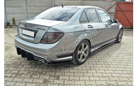 Накладка задняя Mercedes C-class W204 2011-2015