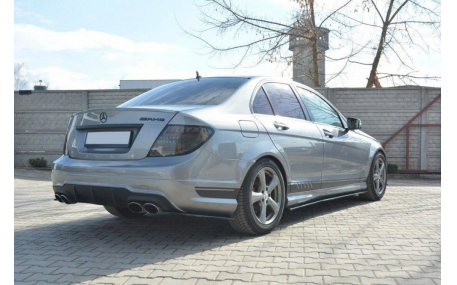 Накладка задняя Mercedes C-class W204 2011-2015