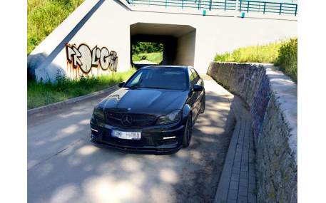 Накладка передняя Mercedes C-class W204 2011-2015