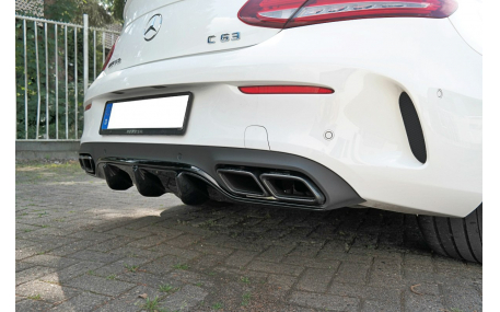 Накладка задняя Mercedes C-class W205 Coupe 2014-2019