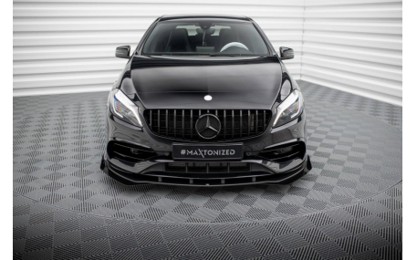 Накладка передняя Mercedes A-class W176 2015-2018