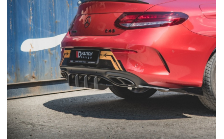 Накладка задняя Mercedes C-class W205 Coupe 2014-2019