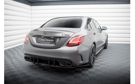 Накладка задняя Mercedes С-class W205 Sedan 2019-2021