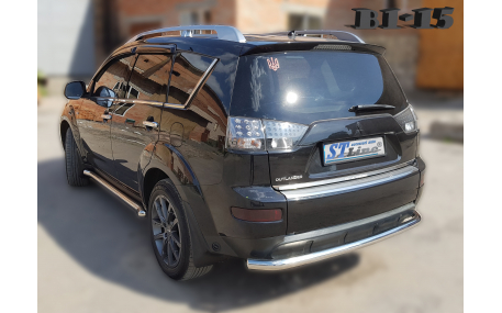 Защита задняя Mitsubishi Outlander