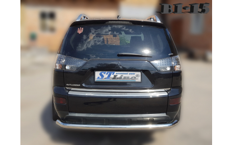 Защита задняя Mitsubishi Outlander