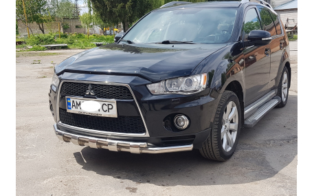 Защита передняя Mitsubishi Outlander