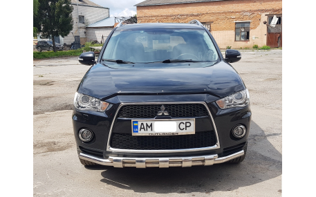 Защита передняя Mitsubishi Outlander