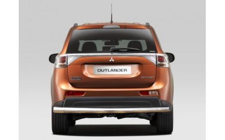 Защита задняя Mitsubishi Outlander