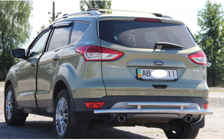 Защита задняя Mitsubishi Outlander