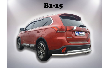 Защита задняя Mitsubishi Outlander