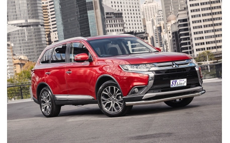 Защита передняя Mitsubishi Outlander