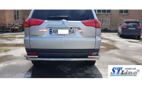 Защита задняя Mitsubishi Pajero Sport