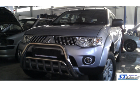 Защита передняя Mitsubishi Pajero Sport