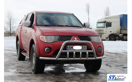 Защита передняя Mitsubishi Pajero Sport