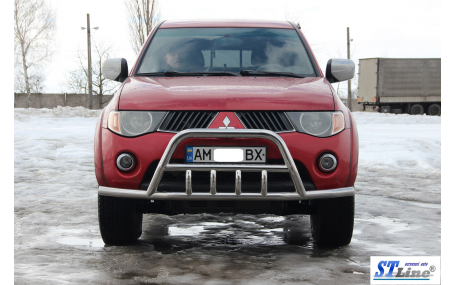 Защита передняя Mitsubishi Pajero Sport