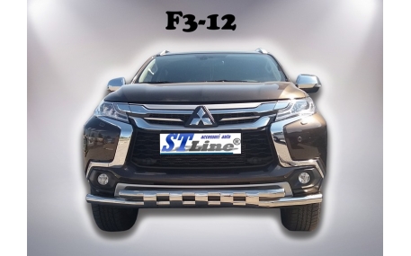 Защита передняя Mitsubishi Pajero Sport