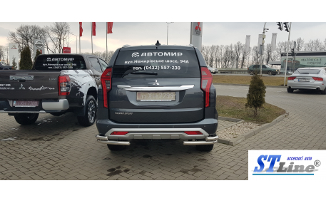 Защита задняя Mitsubishi Pajero Sport