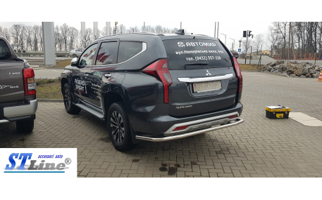 Защита задняя Nissan Patrol Y61