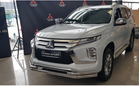 Защита передняя Mitsubishi Pajero Sport
