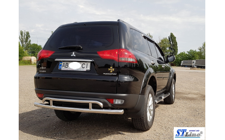 Защита задняя Mitsubishi Pajero Sport
